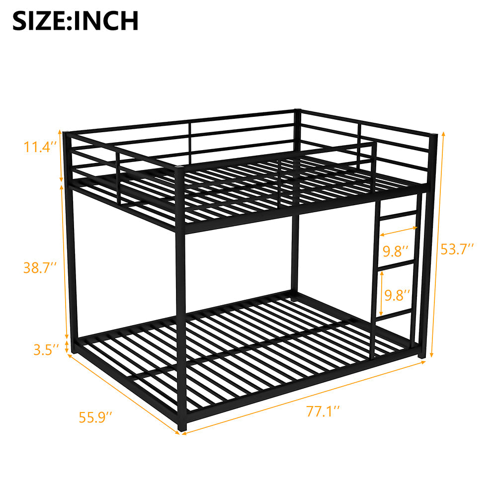 Full over Full Metal Bunk Bed