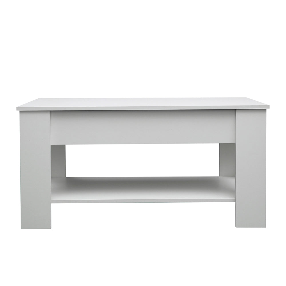 Lift Top Coffee Table with Hidden Compartment and Storage ShelF