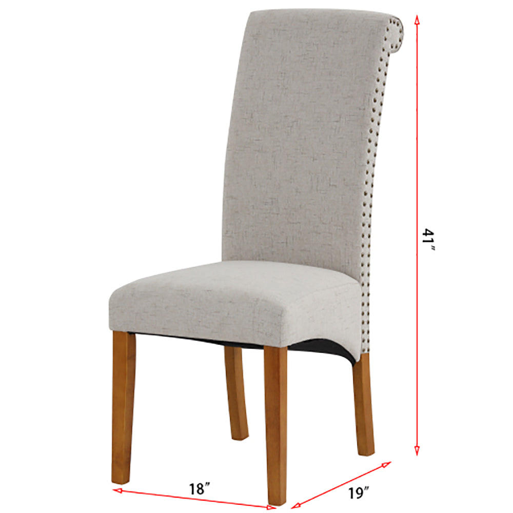 Upholstered Dining Chairs Set Of 2