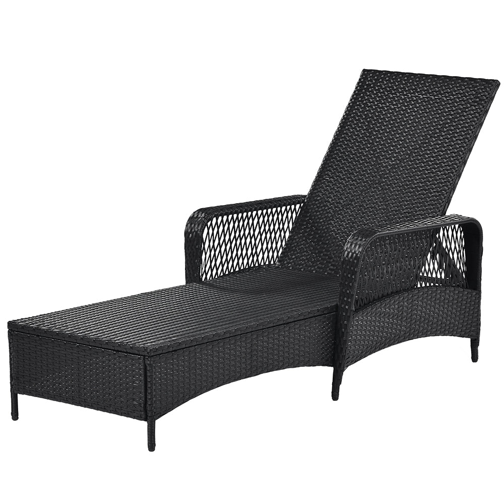 Rattan Sun Lounger Chairs