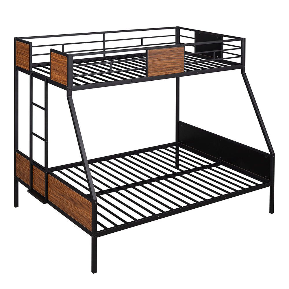 Twin-over-full Metal Bunk Bed Frame