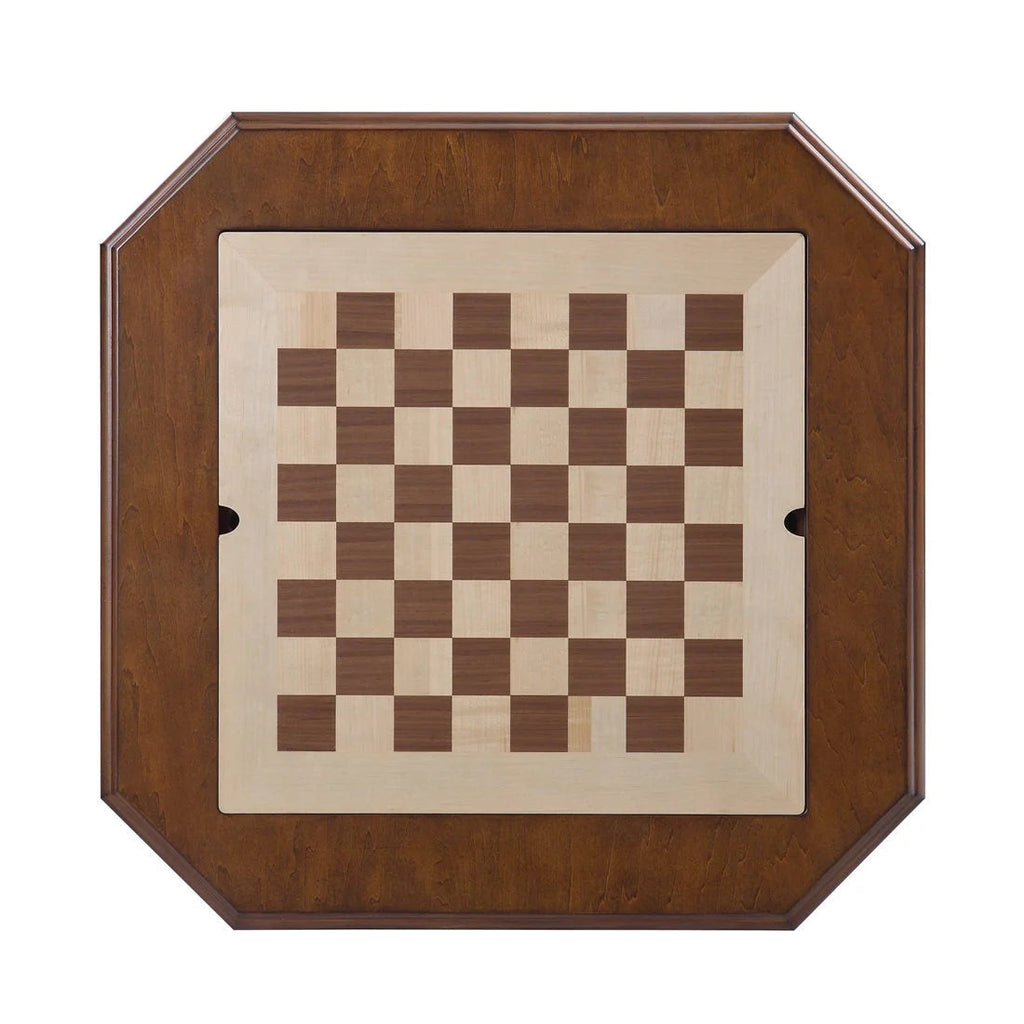 Chess Backgammon Table Game Table in Cherry