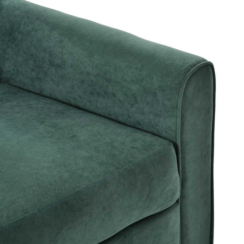 Modern Tufted Armchair Sofa Chair, Green