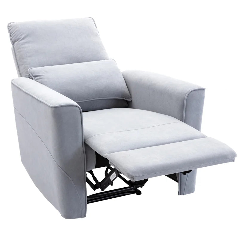 Recliner Chair with Padded Seat Microfiber Manual Reclining Sofa