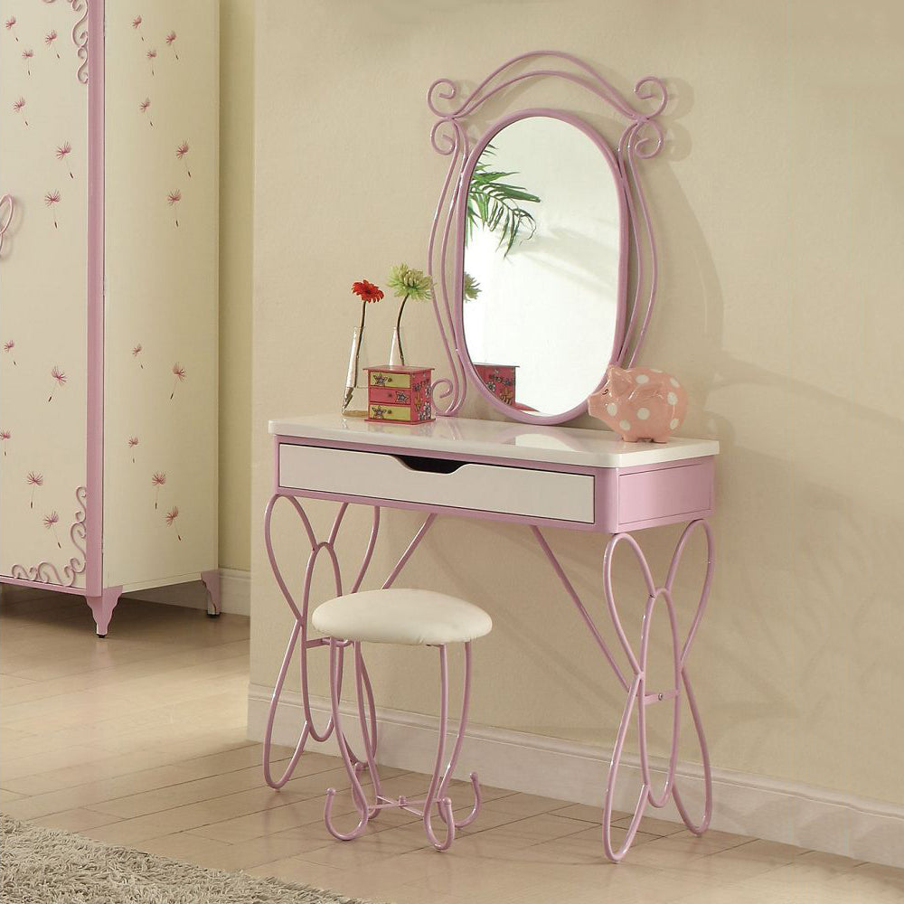 Make Up Desk and Chair Vanity Set