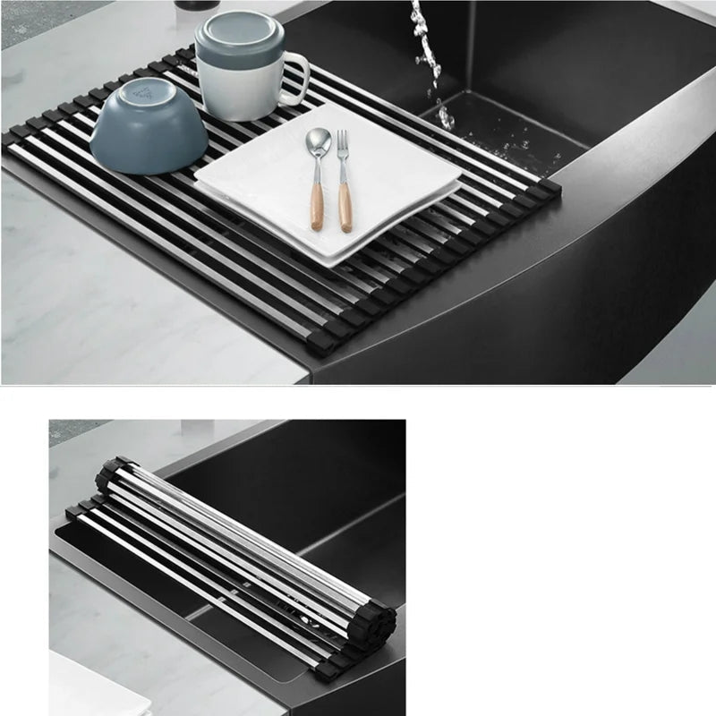32 Inch Workstation Kitchen Sink With Intergrated Ledge And Accessories