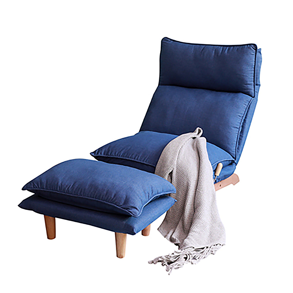 Foldable Recliner with Ottoman