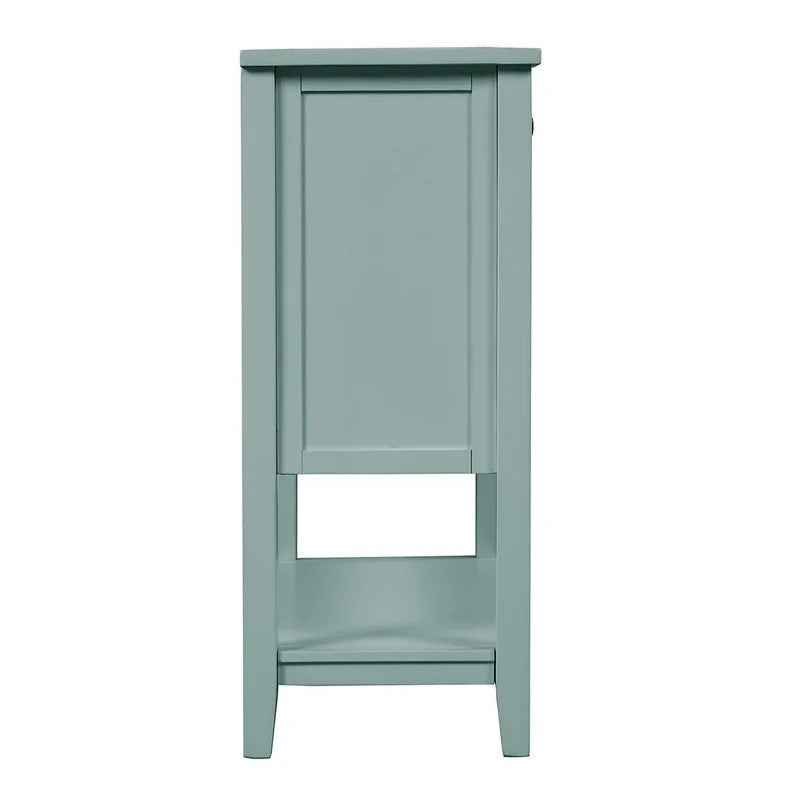 39 Inches Modern Console Sofa Table. Retro Green