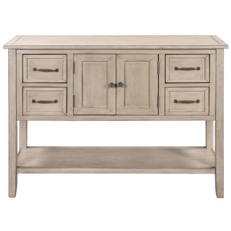 43 Inches Modern Console Sofa Table, Gray