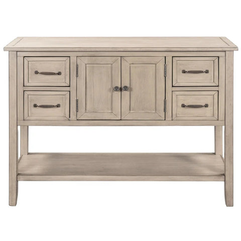 43 Inches Modern Console Sofa Table, Gray
