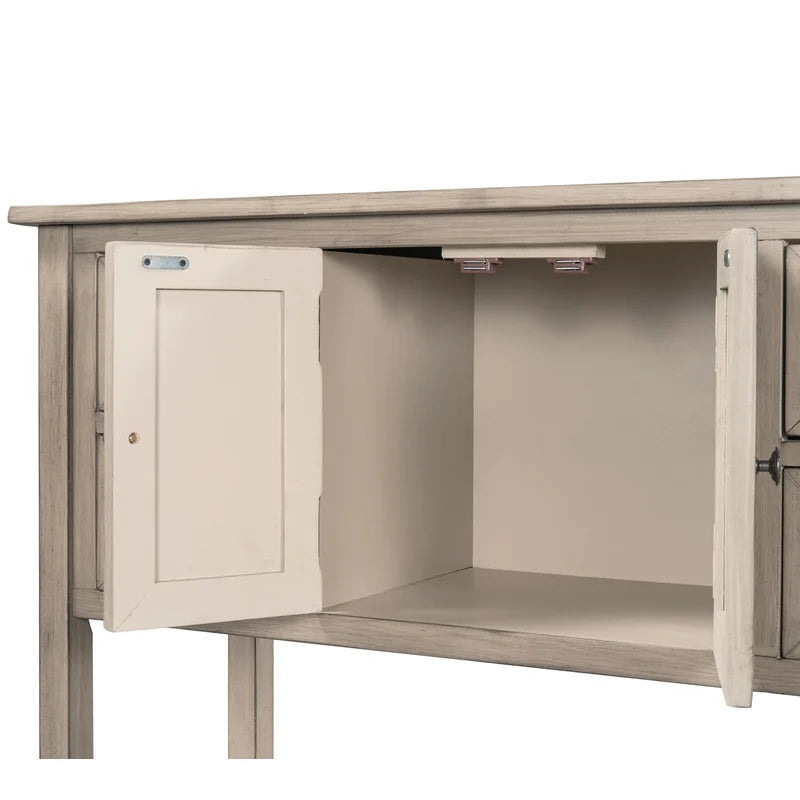 43 Inches Modern Console Sofa Table, Gray
