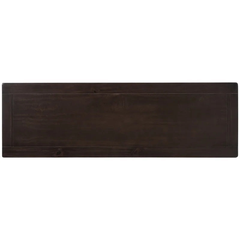 50 Inches Modern Pine Wood Console Table, Antique Gray