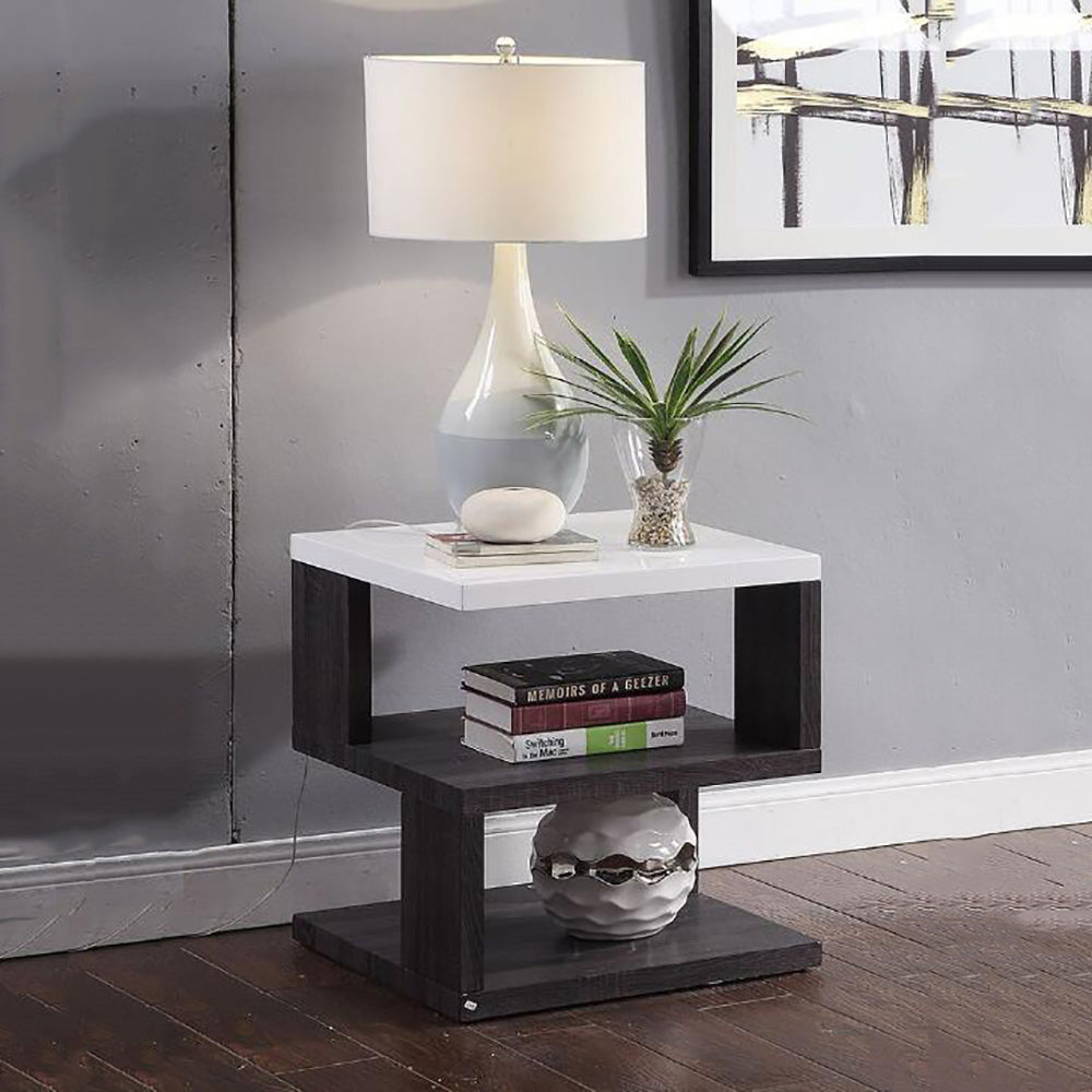 High Gloss End Table