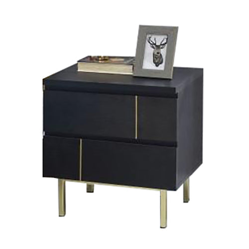 Wood Nightstand Bedside Table with Drawers