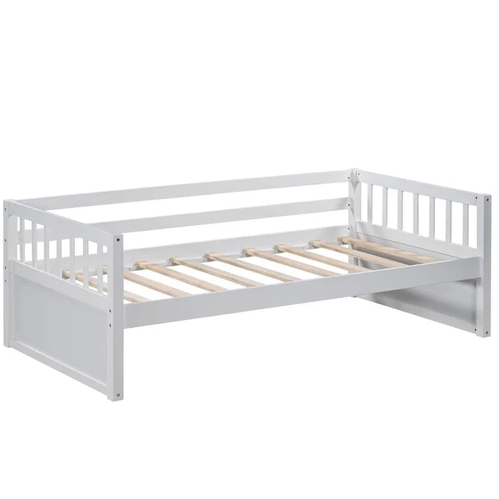 Twin Size Daybed with Inseparable 2 Drawers, White