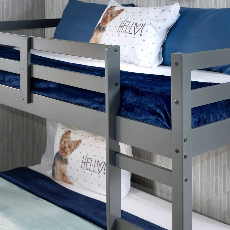 Twin Low Profile Kids Beds Bed, Gray