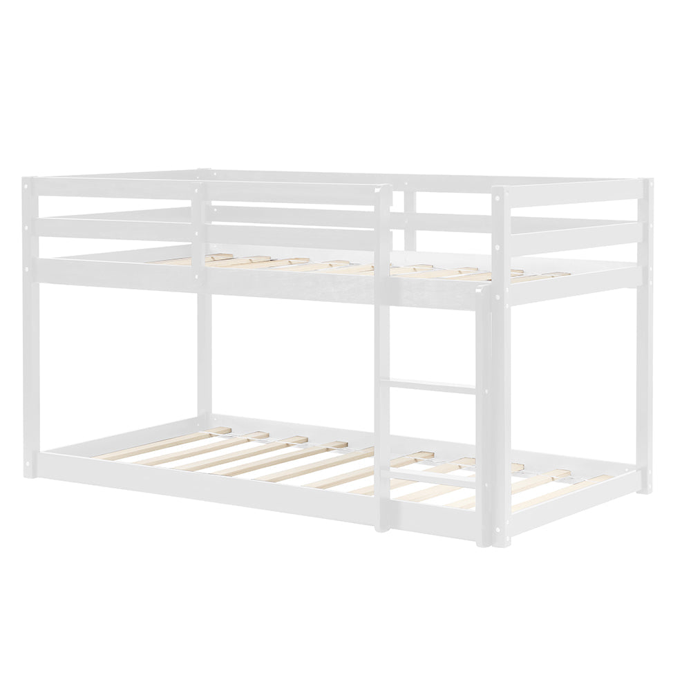 Twin over Twin Floor Bunk Bed