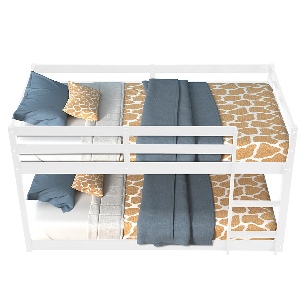 Twin over Twin Floor Bunk Bed