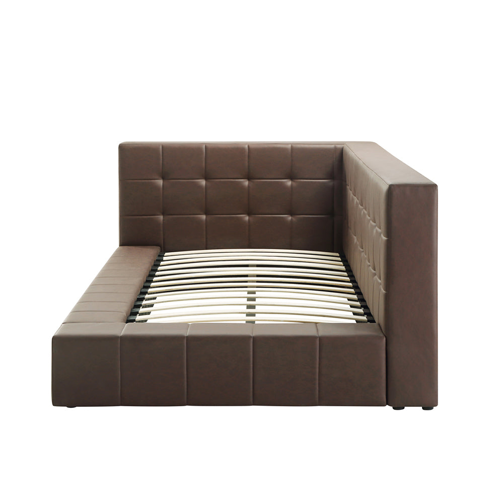 Solid Wood Platform DayBed, Brown