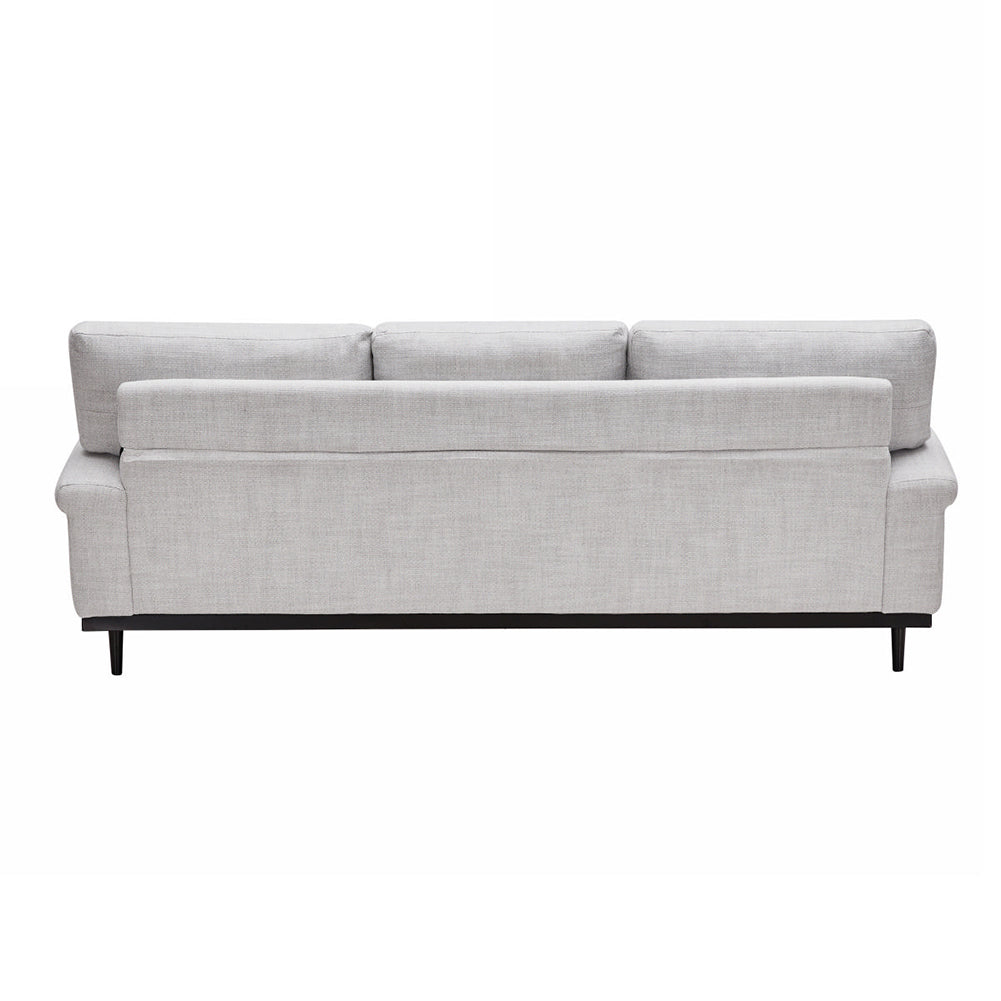 Modern Upholstery Three Seater Sofa, White