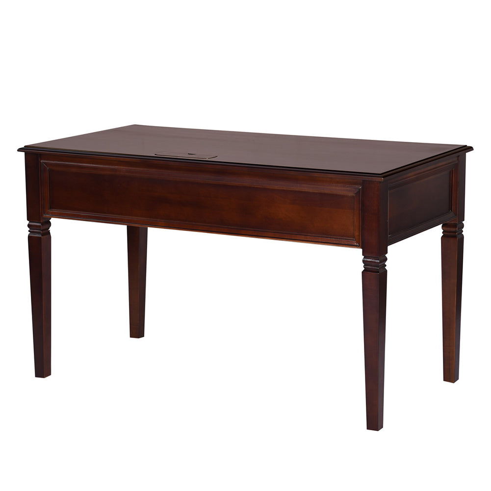 Traditional Solid Wood Writing Desk with Drawers