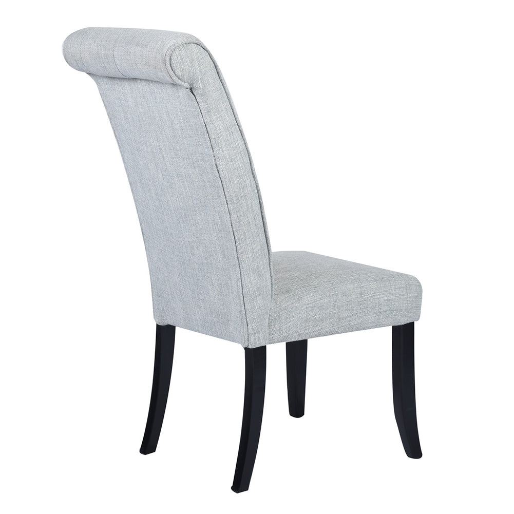 Tufted Upholstered Side Chair/Dinning Chair (Set of 2), Gray