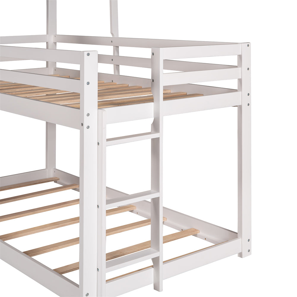 Tree House Twin-Over-Twin Kids Bunk Bed