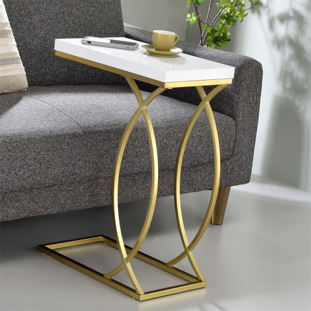 C Shaped End Table