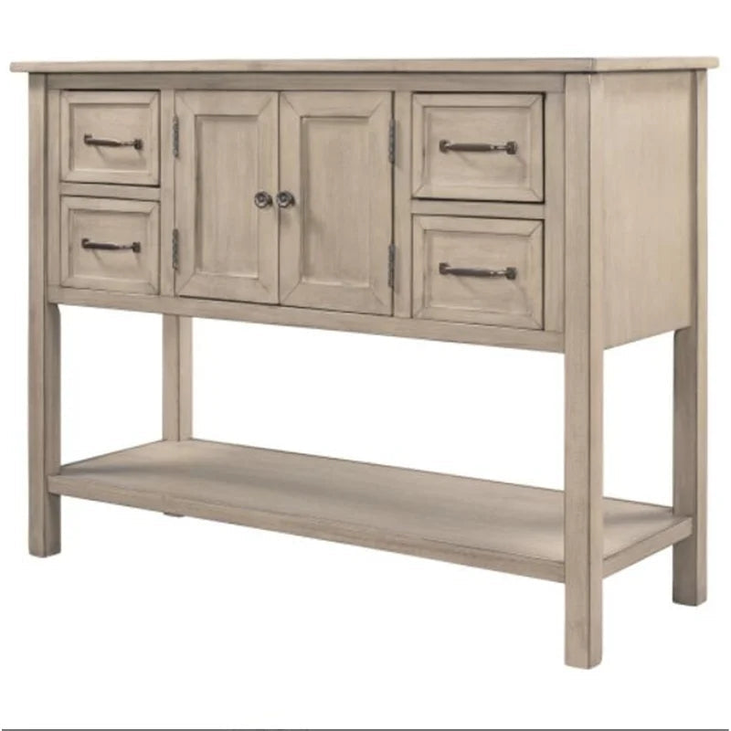 43 Inches Modern Console Sofa Table, Gray