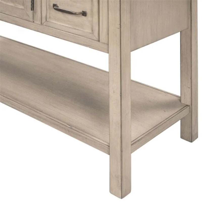 43 Inches Modern Console Sofa Table, Gray
