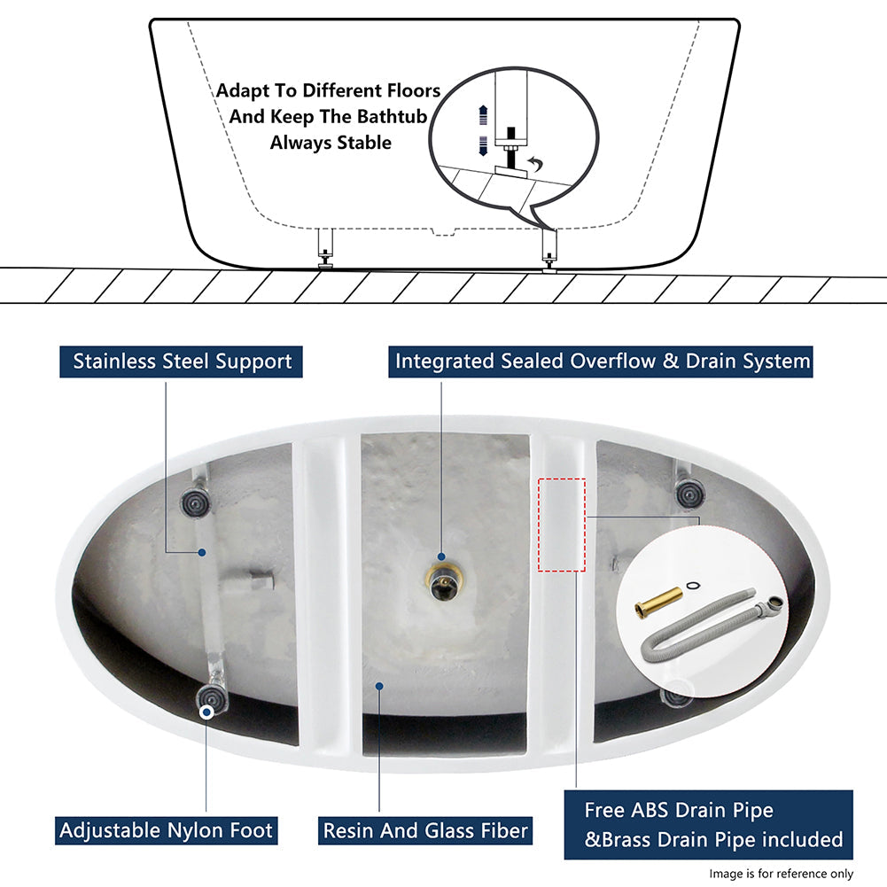 Freestanding Soaking Bathtub