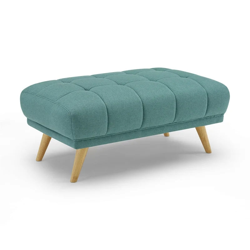 Modern Simon Ottoman, Mint Green