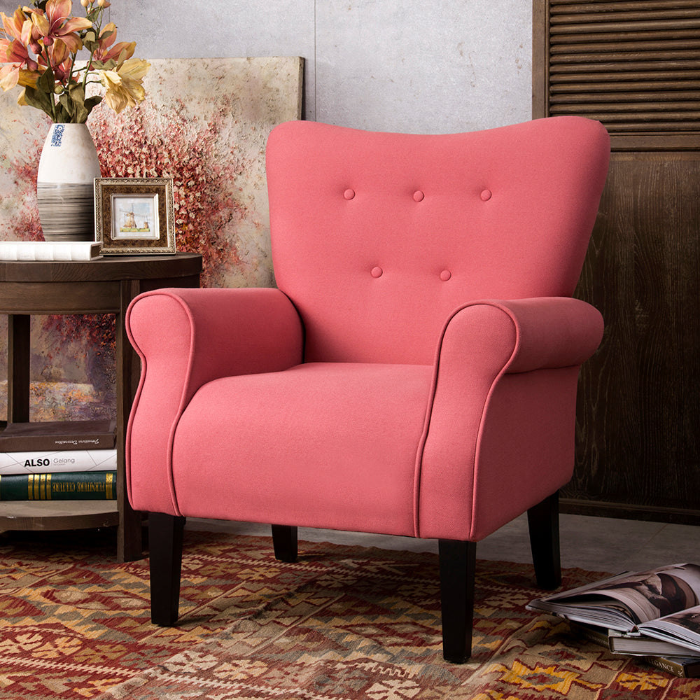 Tufted Upholstered Armchair