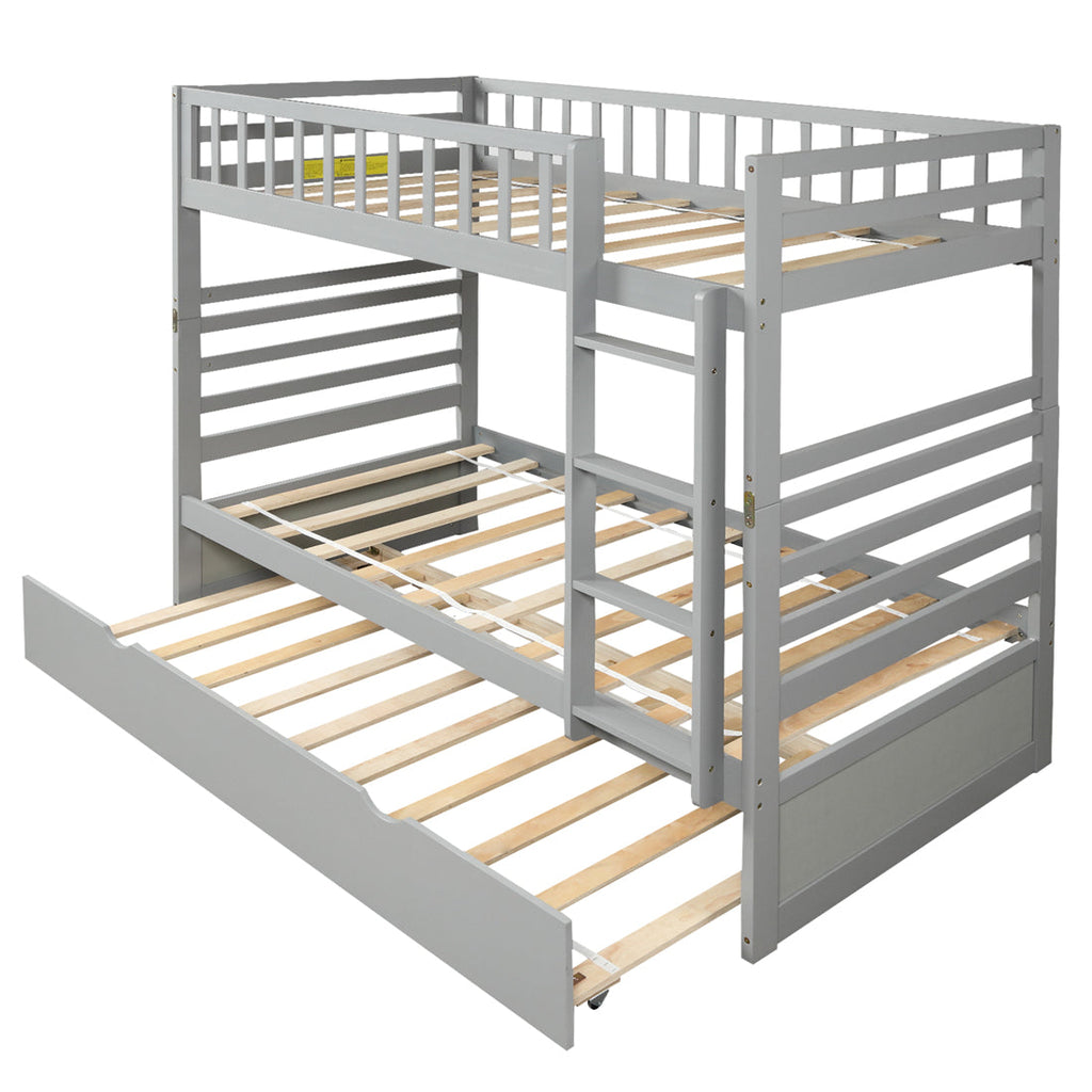 Twin over Twin Bunk Bed with Trundle