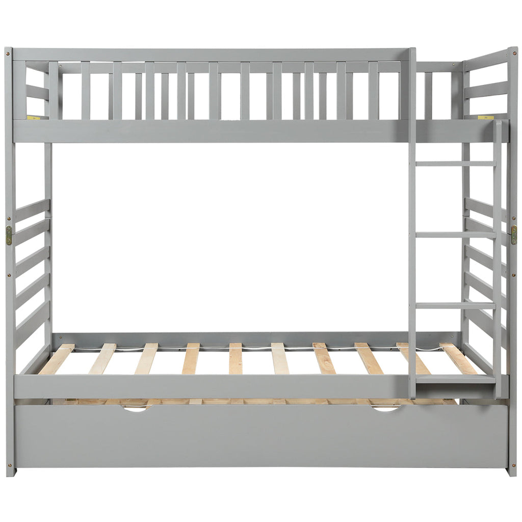 Twin over Twin Bunk Bed with Trundle