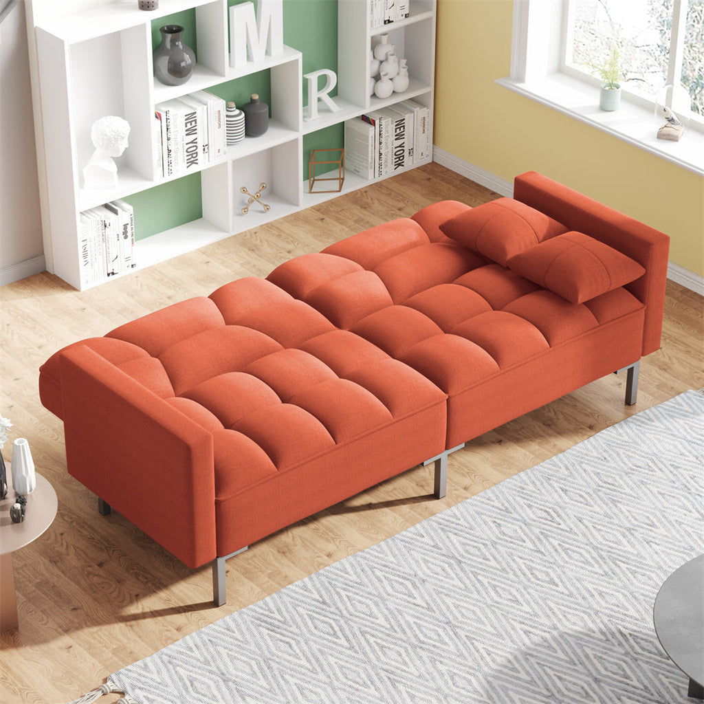 Folding Couch Convertible Sofa Futon