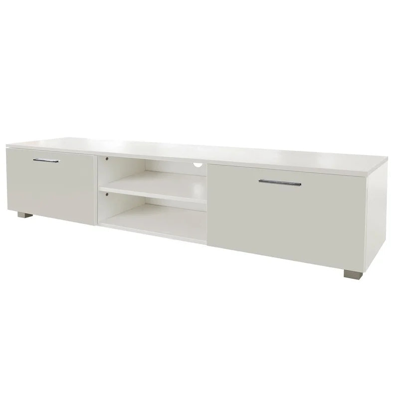 TV Stand Storage Cabinet for 70 Inch TV, White