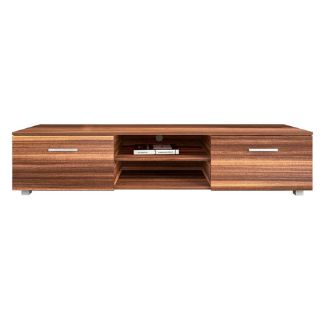 Walnut TV Stand Media Console Table for 70 Inch TV