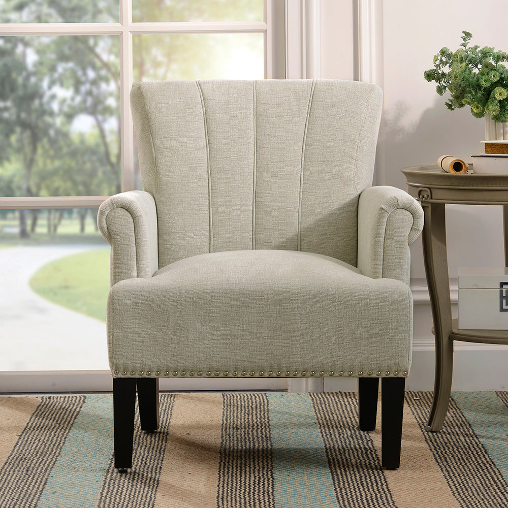 Tufted Upholstered Armchair