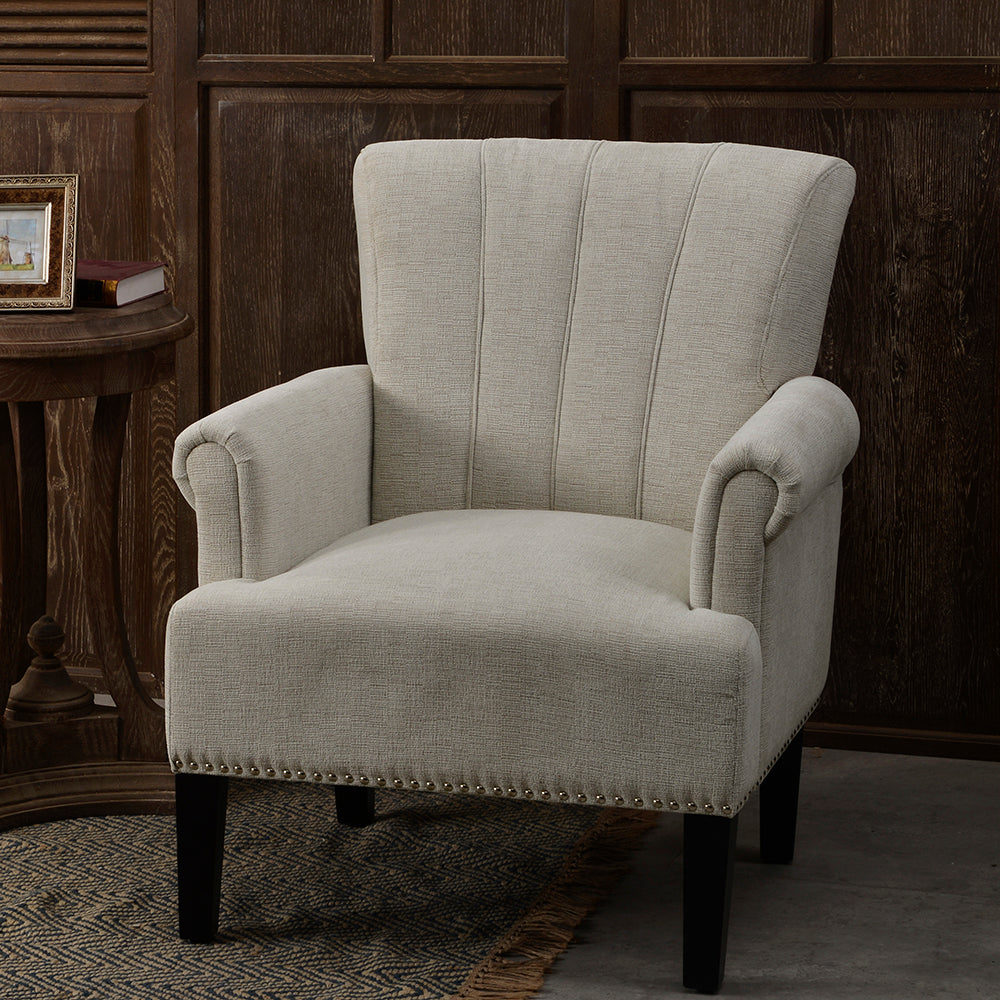 Tufted Upholstered Armchair