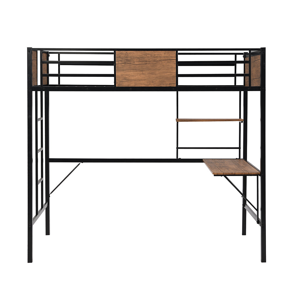 Twin Loft Bed with Built-in-Desk