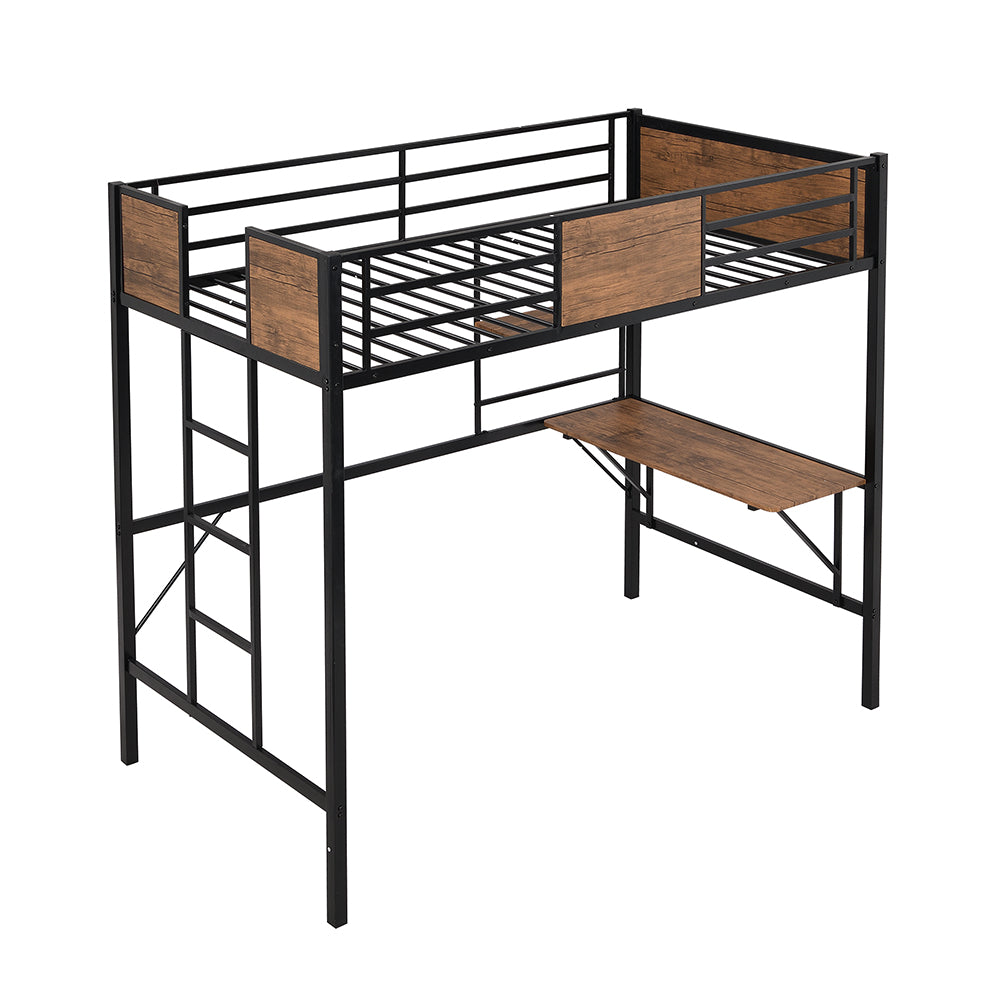 Twin Loft Bed with Built-in-Desk