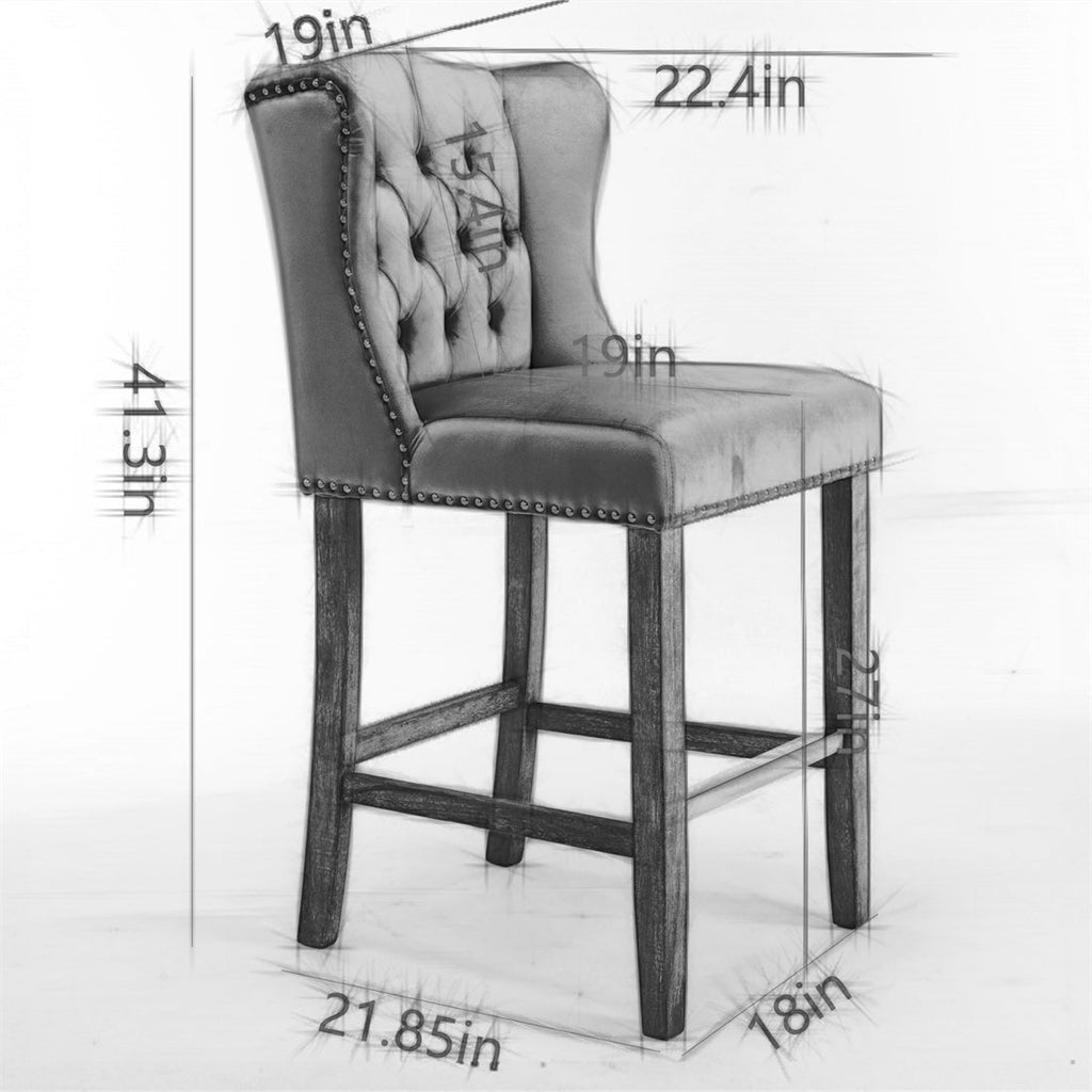 Counter Height Upholstered Chairs