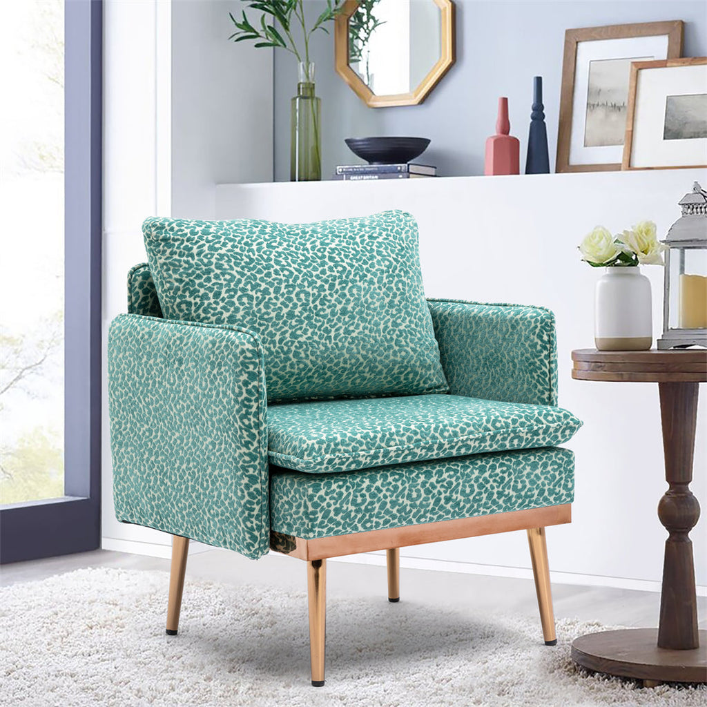 Tufted Upholstered Armchair Single Sofa Chair