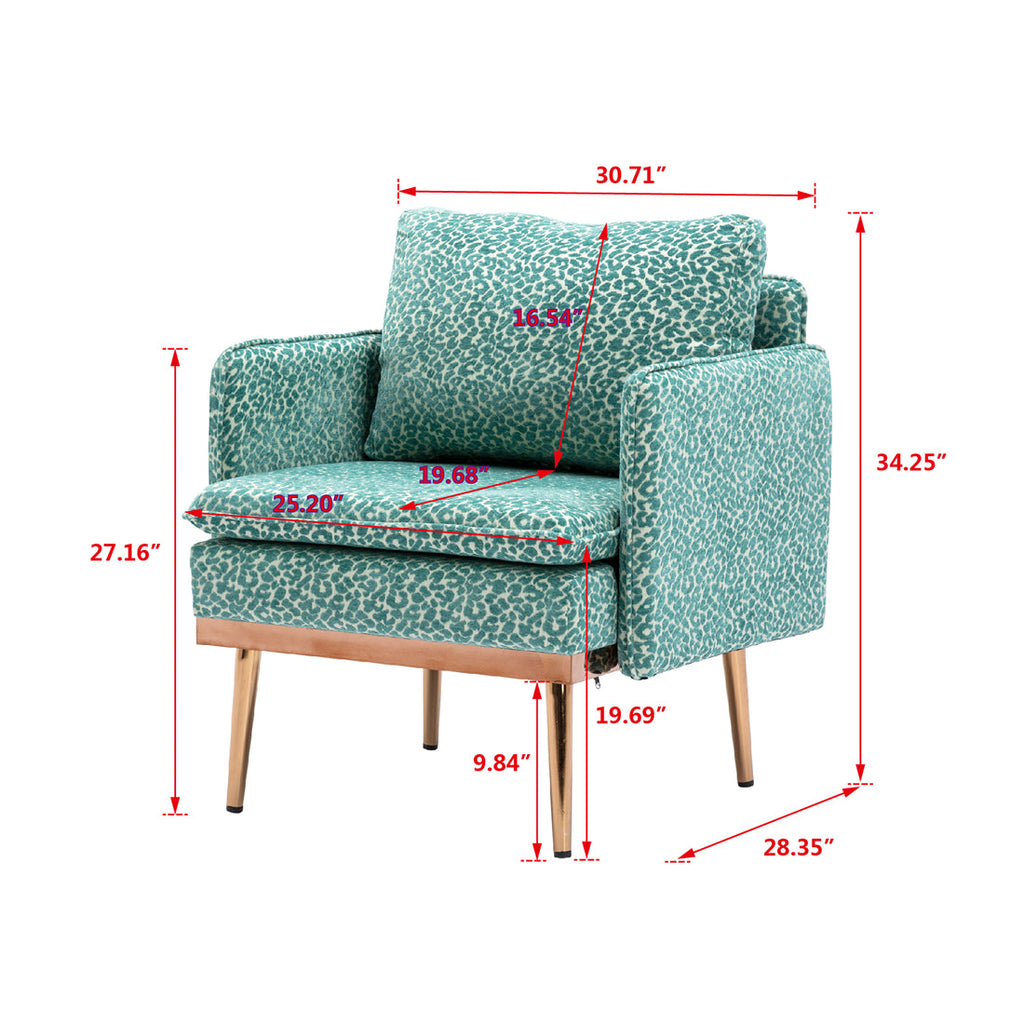 Tufted Upholstered Armchair Single Sofa Chair