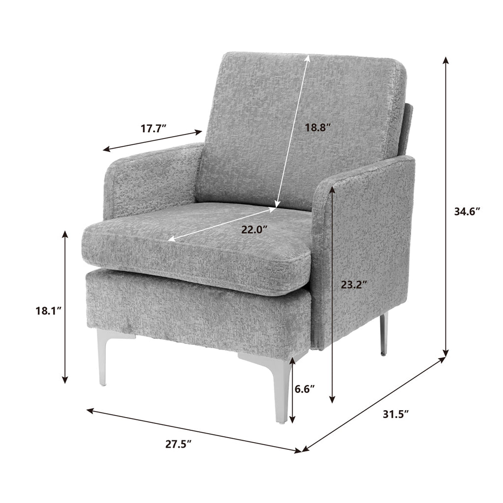 Upholstered Armchair Single Sofa Chair