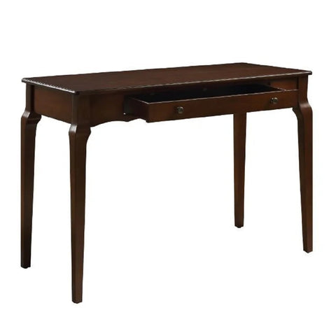 Classic Wooden Writing Desk, Espresso Finish