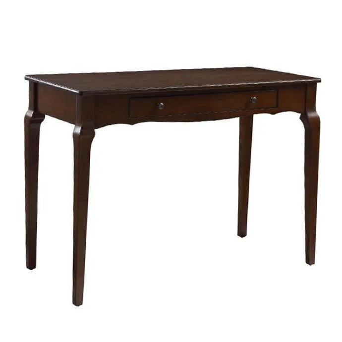 Classic Wooden Writing Desk, Espresso Finish