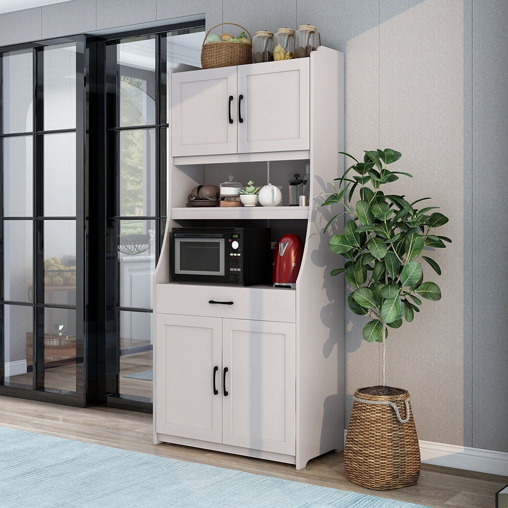 One-body Style Pantry Storage Buffet Cabinet