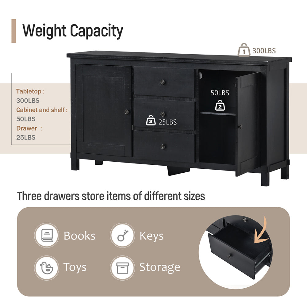 Sideboard Buffet Cabinet with Drawers